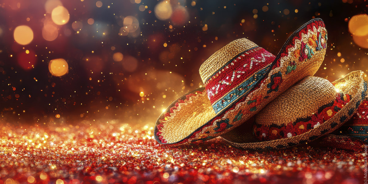 Foto Festankündigung mit Sombrero